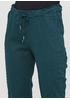Зеленые демисезонные зауженные брюки Made in Italy