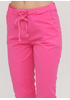 Розовые кэжуал летние укороченные, зауженные брюки Moda Italia