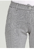 Комбинированные демисезонные со средней талией брюки Naiif