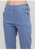 Джинси New Collection завужені, вкорочені однотонні сині джинсові бавовна