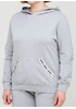 Костюм (худі, брюки) New Collection брючний однотонний сірий кежуал бавовна, трикотаж