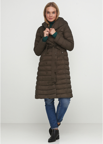 Оливковая (хаки) зимняя куртка Save Style