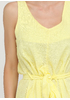 Желтое кэжуал платье а-силуэт Made in Italy однотонное