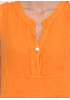 Оранжевое кэжуал платье а-силуэт Made in Italy однотонное