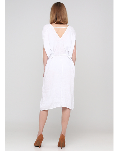 Білий кежуал сукня оверсайз Made in Italy однотонна