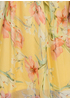 Желтое кэжуал платье Moda Italia с цветочным принтом