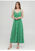 Зеленое кэжуал платье а-силуэт Onlys однотонное