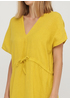 Желтое кэжуал платье оверсайз Made in Italy однотонное