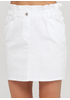 Белая кэжуал однотонная юбка Moda Italia
